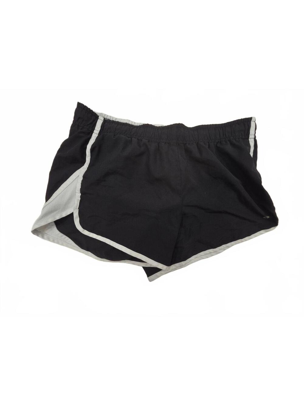 Xersion Womens Running Athletic Shorts Black White Trim Size S